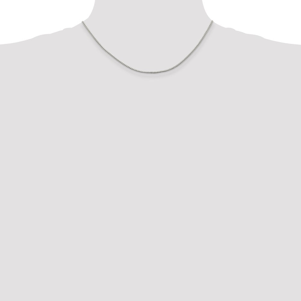 16 Inch Sterling Silver 1.4mm Box Chain Necklace