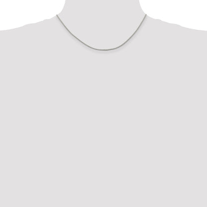 16 Inch Sterling Silver 1.4mm Box Chain Necklace
