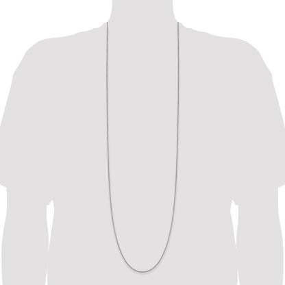 42 Inch Sterling Silver 1.4mm Box Chain Necklace