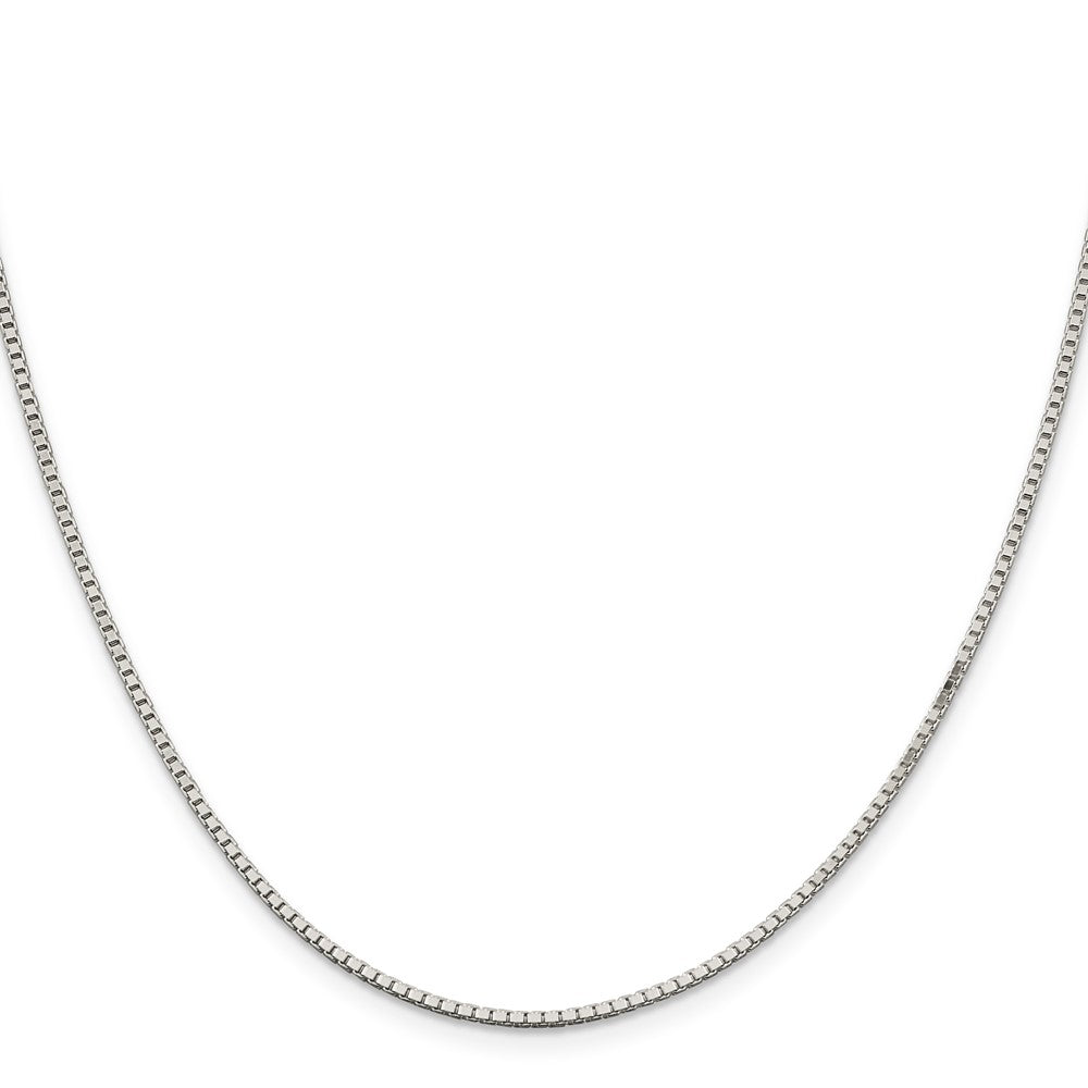 36 Inch Sterling Silver 1.5mm Box Chain Necklace