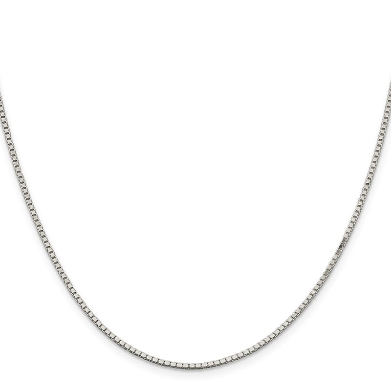 28 Inch Sterling Silver 1.5mm Box Chain Necklace