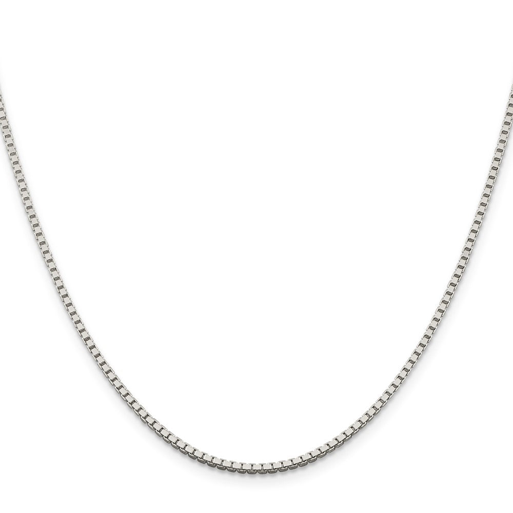 28 Inch Sterling Silver 1.75mm Box Chain Necklace
