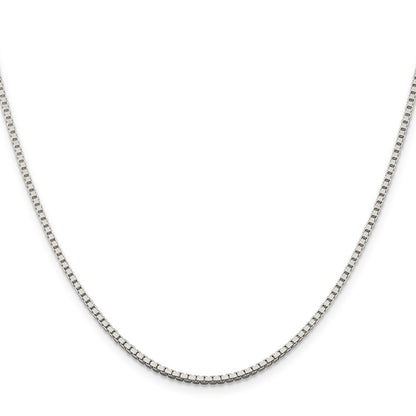 26 Inch Sterling Silver 1.75mm Box Chain Necklace