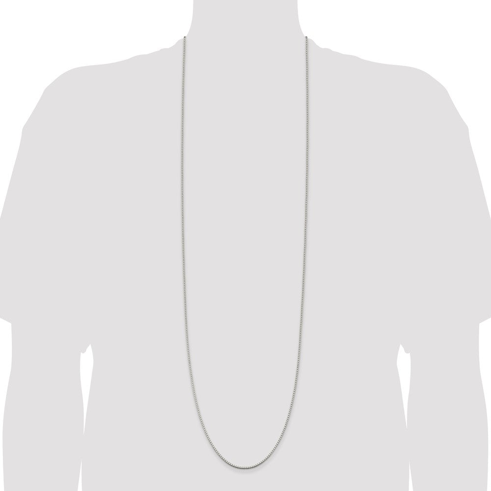 42 Inch Sterling Silver 1.75mm Box Chain Necklace