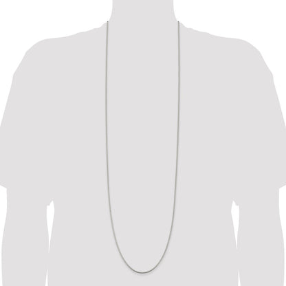 42 Inch Sterling Silver 1.75mm Box Chain Necklace