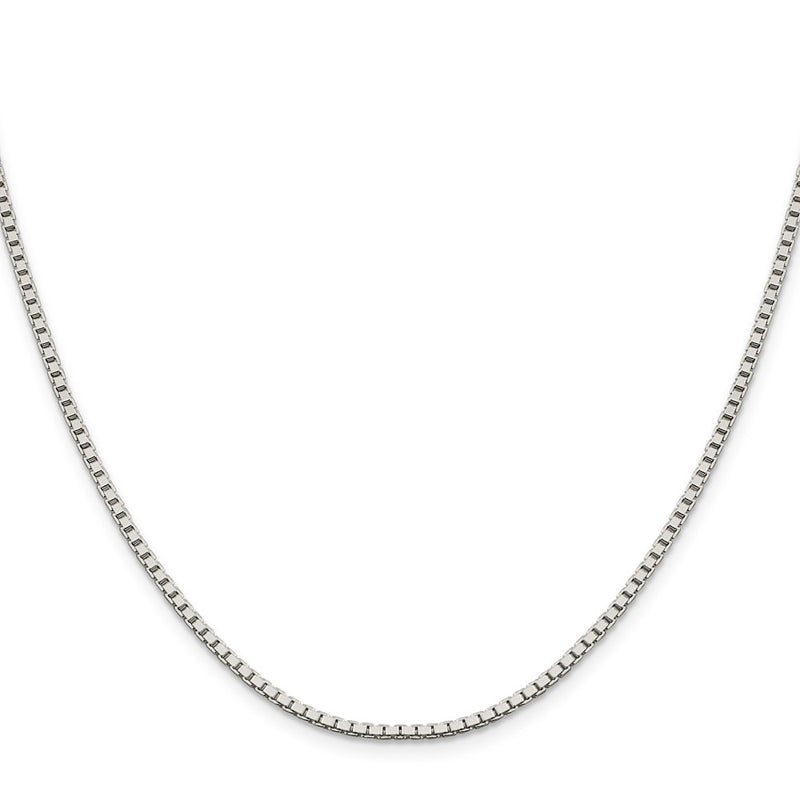 42 Inch Sterling Silver 1.9mm Box Chain Necklace