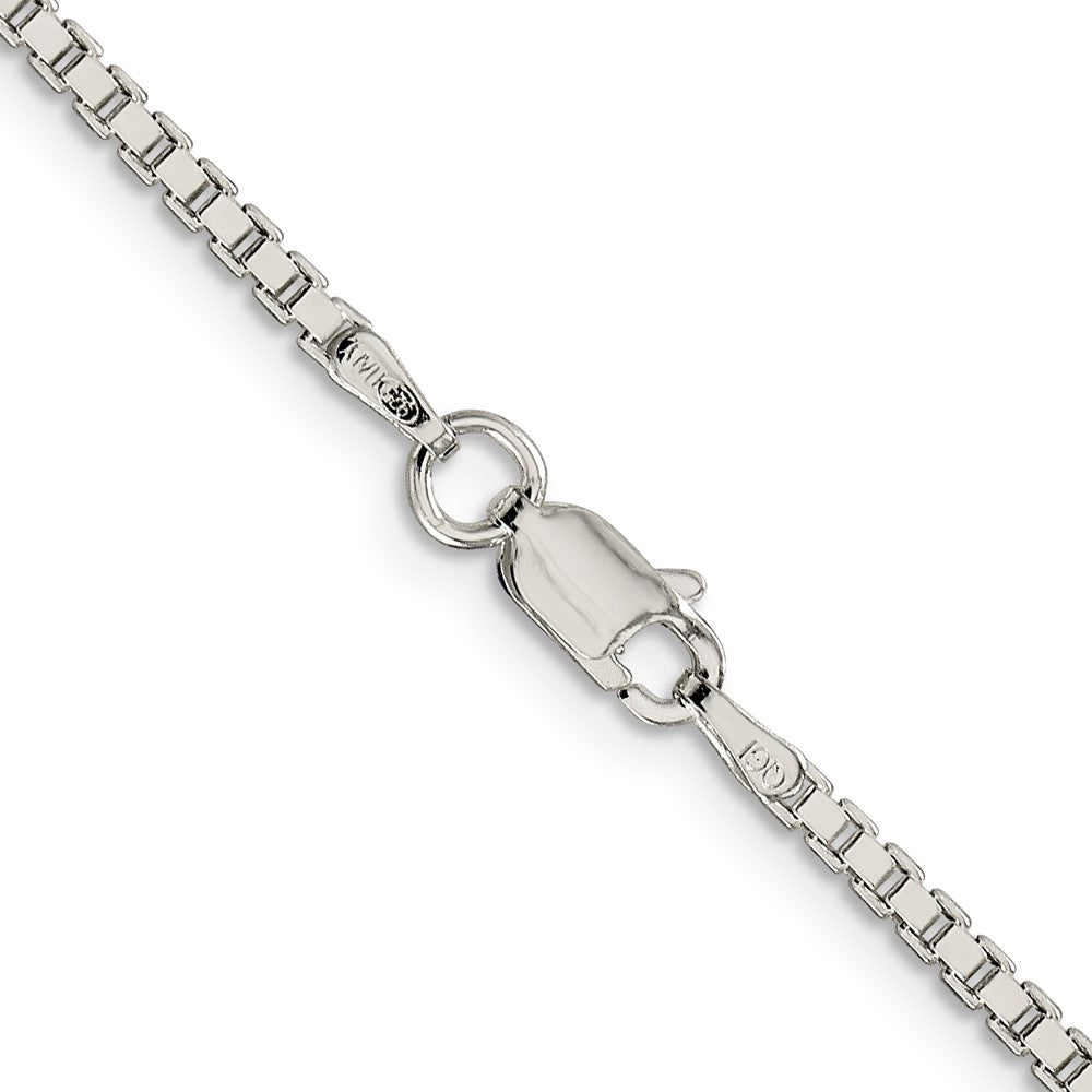 36 Inch Sterling Silver 1.9mm Box Chain Necklace