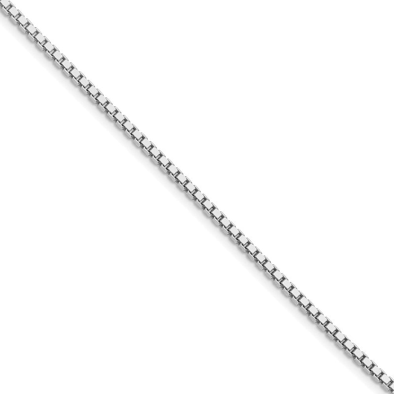 Sterling Silver Rhodium-Plated 1.9mm Box Chain