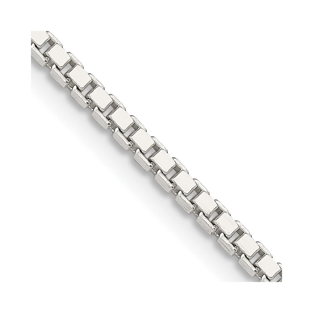 36 Inch Sterling Silver 1.9mm Box Chain Necklace