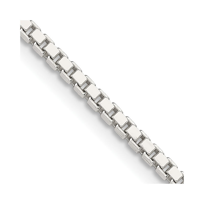 26 Inch Sterling Silver 1.9mm Box Chain Necklace