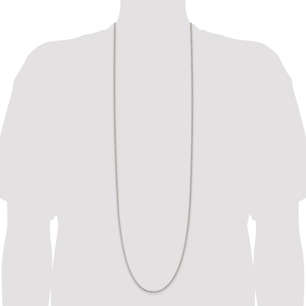 42 Inch Sterling Silver 2mm Box Chain Necklace
