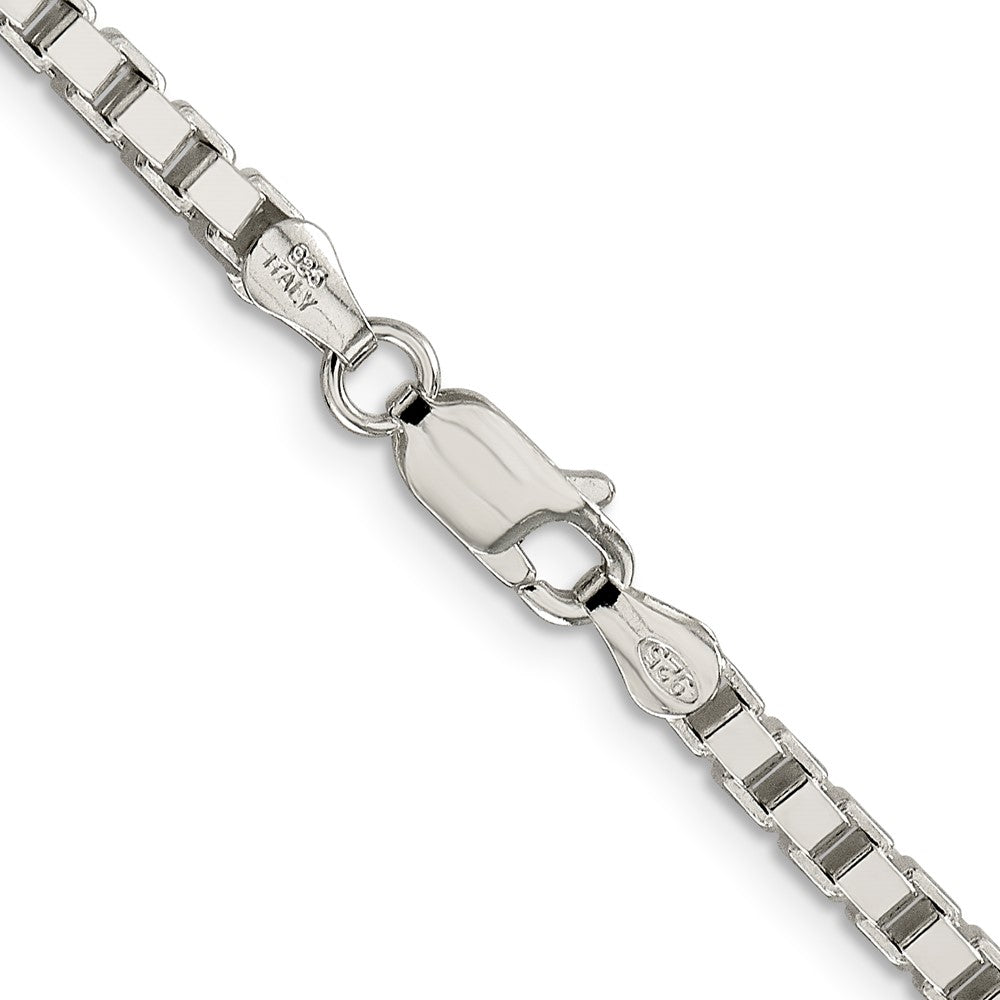 22 Inch Sterling Silver 3.25mm Box Chain Necklace