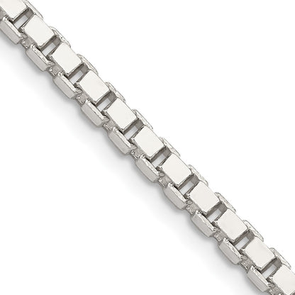 20 Inch Sterling Silver 3.25mm Box Chain Necklace