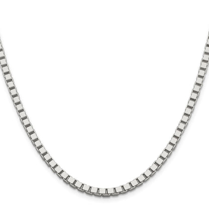 24 Inch Sterling Silver 3.75mm Box Chain Necklace