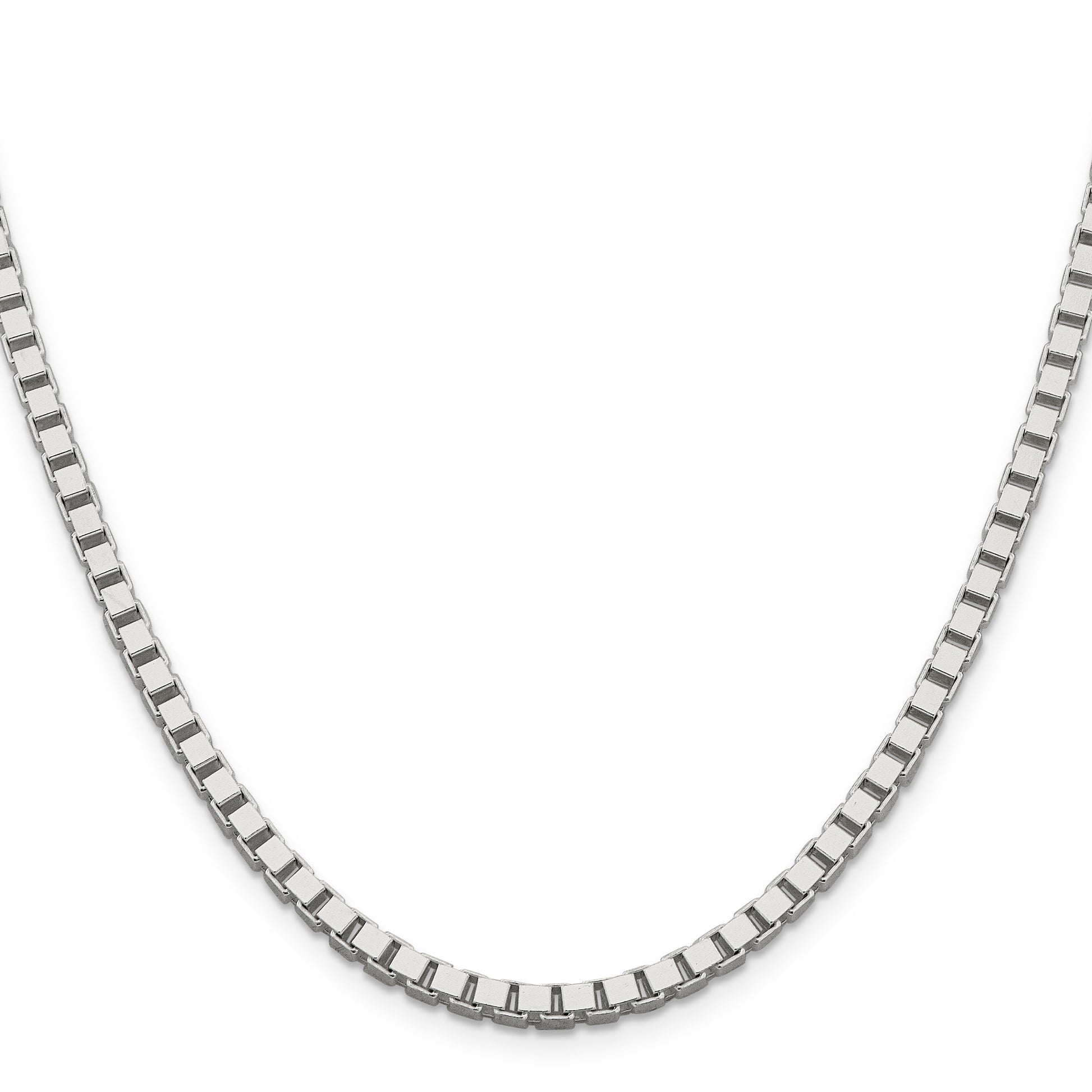 20 Inch Sterling Silver 3.75mm Box Chain Necklace