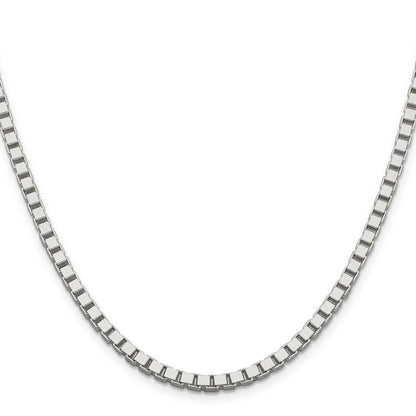 20 Inch Sterling Silver 3.75mm Box Chain Necklace