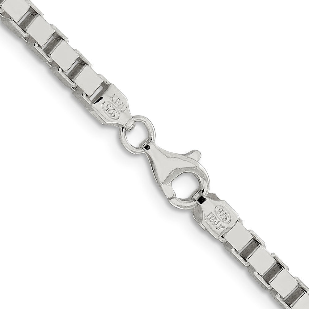 22 Inch Sterling Silver 3.75mm Box Chain Necklace