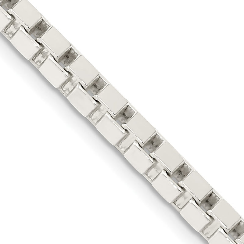 26 Inch Sterling Silver 3.75mm Box Chain Necklace