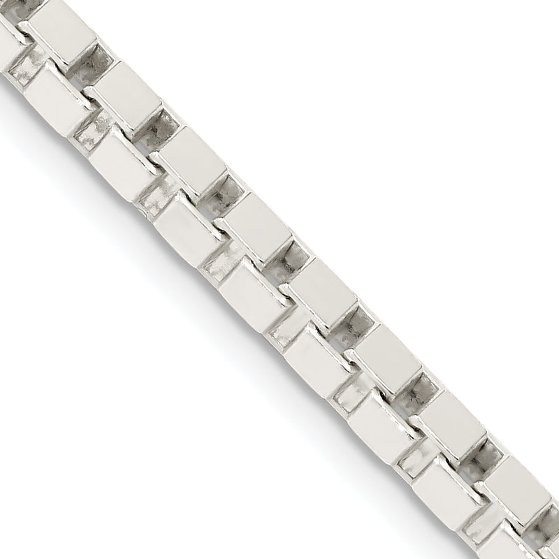 20 Inch Sterling Silver 3.75mm Box Chain Necklace