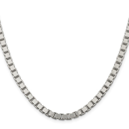 20 Inch Sterling Silver 4.5mm Box Chain Necklace