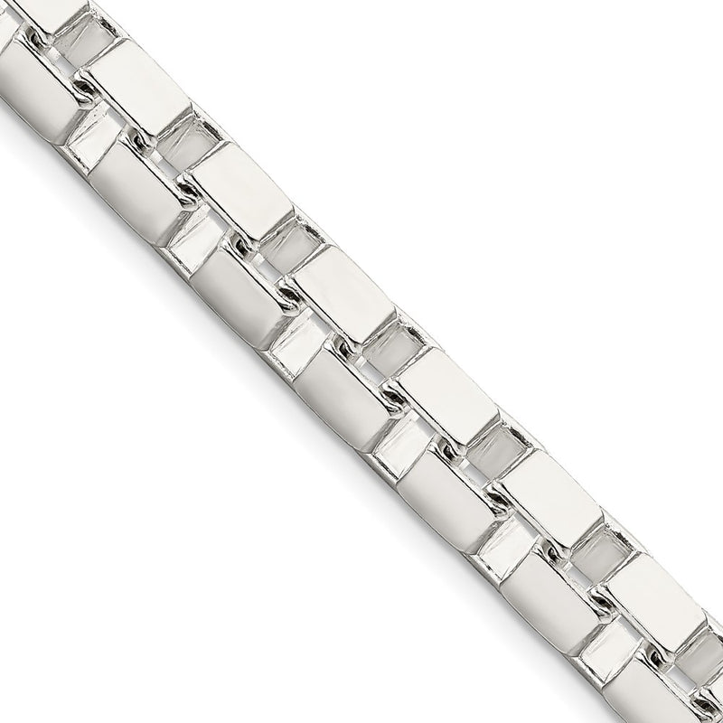 28 Inch Sterling Silver 7mm Box Chain Necklace
