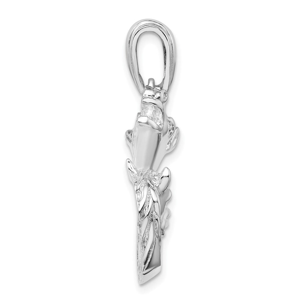 Sterling Silver De-Ani Polished Horse And Foal Pendant