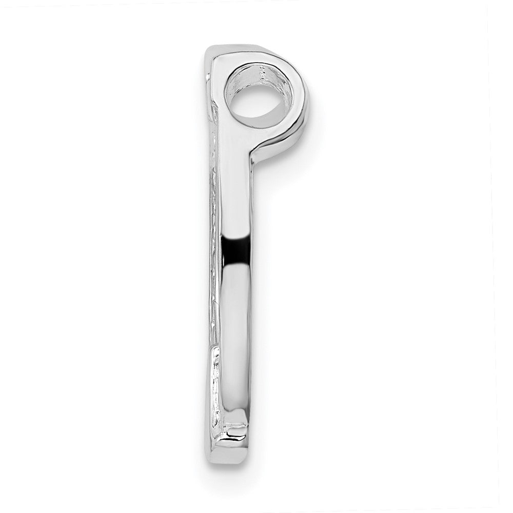 Sterling Silver De-Ani Polished Horseshoe Chain Slide