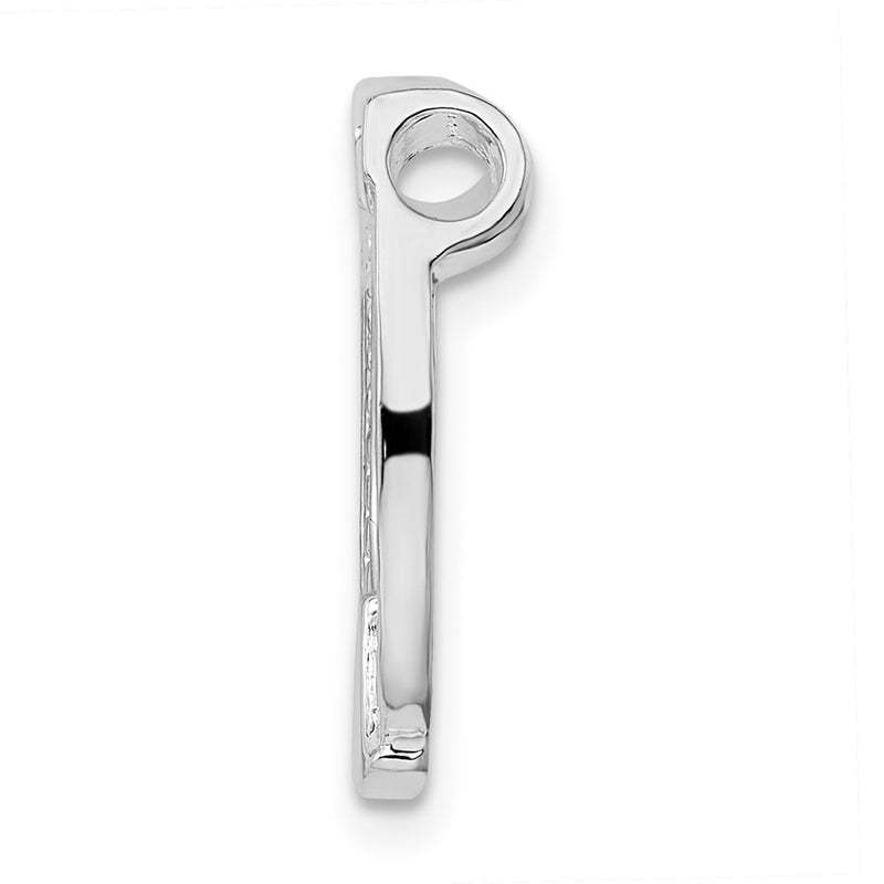 Sterling Silver De-Ani Polished Horseshoe Chain Slide