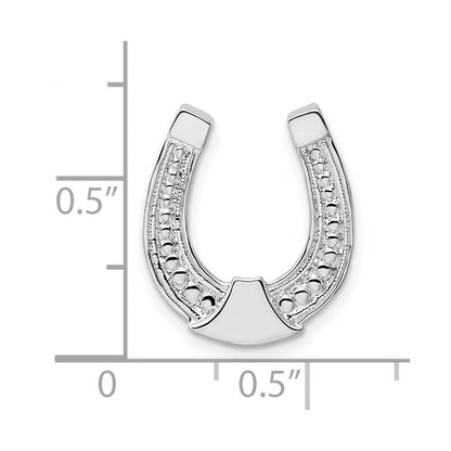 Sterling Silver De-Ani Polished Horseshoe Chain Slide