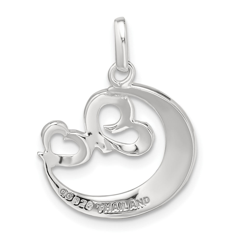 Sterling Silver Heart Believe In Yourself Pendant