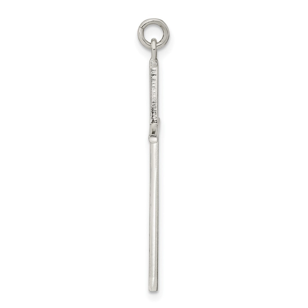 Sterling Silver Polished Cross Pendant