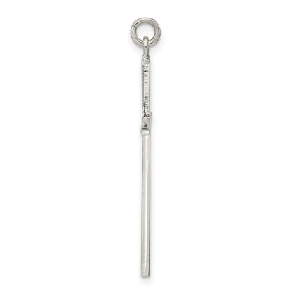 Sterling Silver Polished Cross Pendant