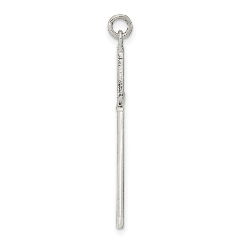 Sterling Silver Polished Cross Pendant