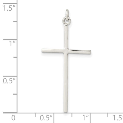 Sterling Silver Polished Cross Pendant