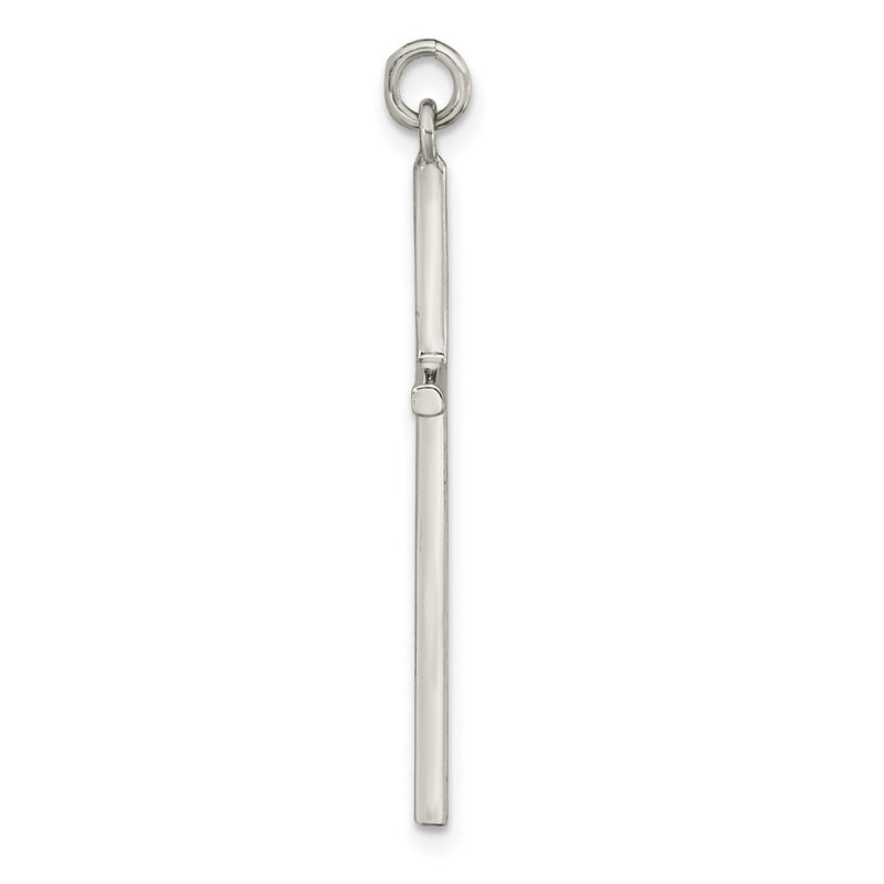 Sterling Silver Polished Cross Pendant
