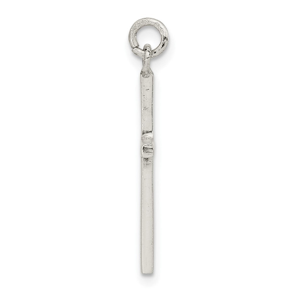 Sterling Silver Polished Cross Pendant