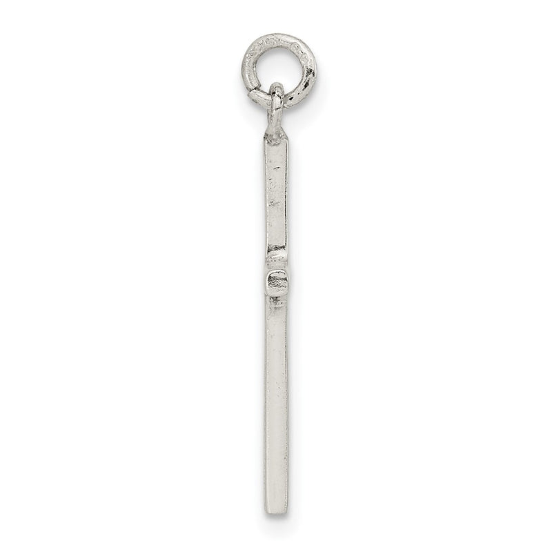 Sterling Silver Polished Cross Pendant