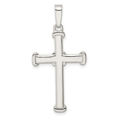 Sterling Silver Polished Cross Pendant