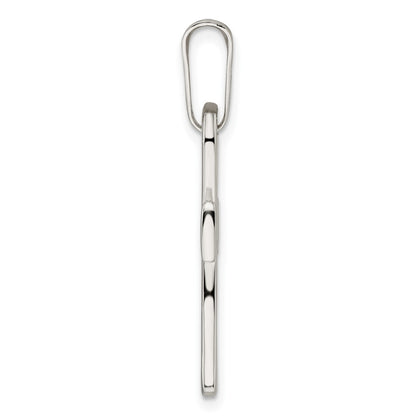 Sterling Silver Polished Ankh Cross Pendant