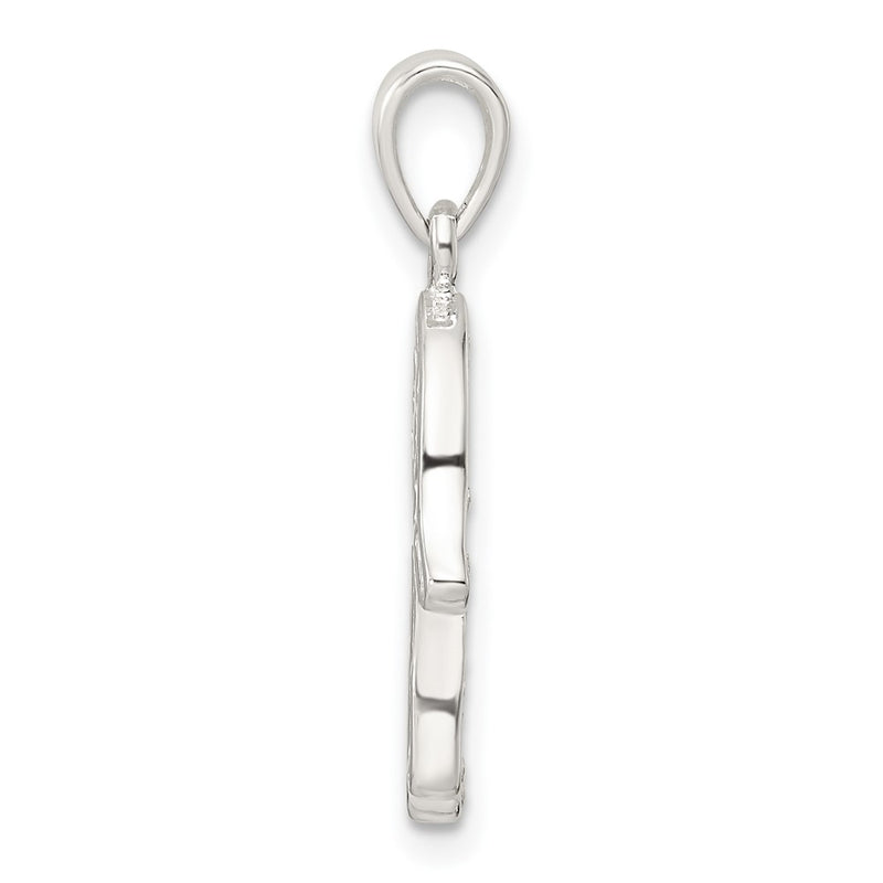 Sterling Silver Polished Chamseh Pendant