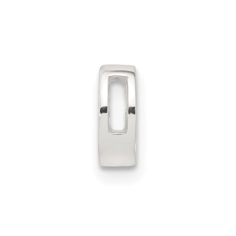 Sterling Silver E-Coated Letter G Slide Charm