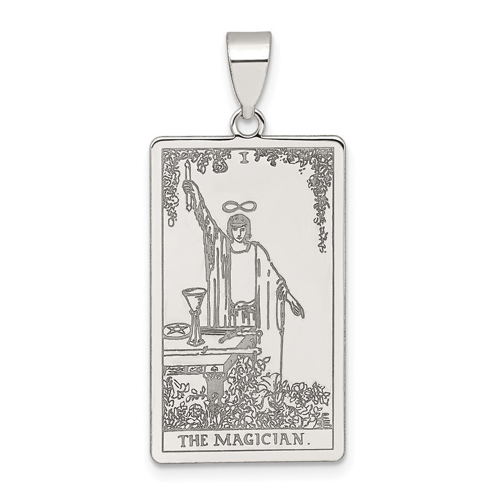 Sterling Silver the Magician Tarot Card Pendant