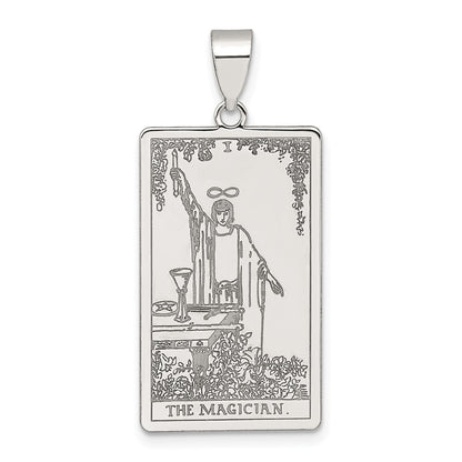 Sterling Silver the Magician Tarot Card Pendant