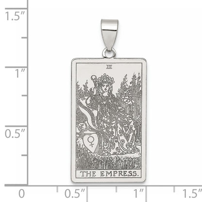 Sterling Silver the Empress Tarot Card Pendant