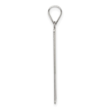 Sterling Silver Strength Tarot Card Pendant