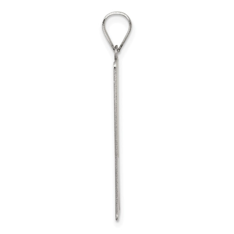 Sterling Silver Strength Tarot Card Pendant