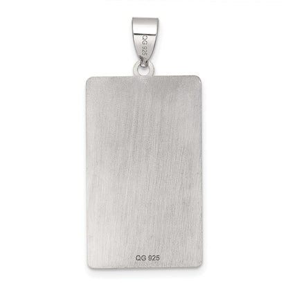 Sterling Silver Strength Tarot Card Pendant
