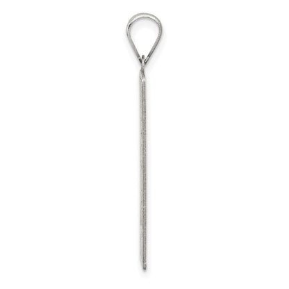 Sterling Silver Wheel of Fortune Tarot Card Pendant