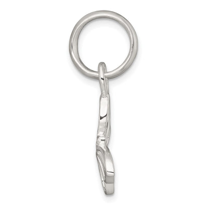 Sterling Silver Polished Butterfly Pendant
