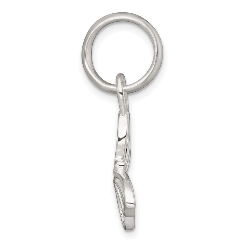 Sterling Silver Polished Butterfly Pendant